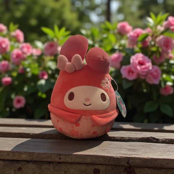 Squishmallows Other - My Melody Squishmallows Pink and White Stuffed Animal Hello Kitty